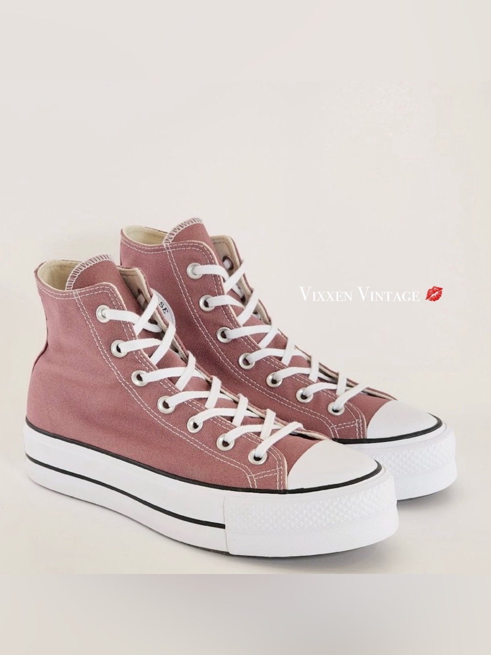 CONVERSE CHUCK TAYLOR 'ALL STAR SEASONAL LIFT HI PLATFORM SNEAKER' IN SADDLE